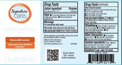 Image Description (Hand Sanitizer Chamomile Spray Liquid 59 mL 70vv)